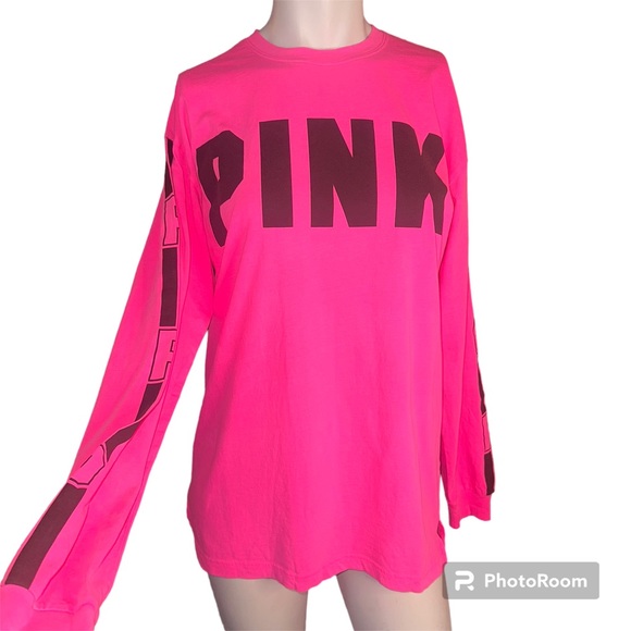 Victoria’s Secret Pink Long Sleeve T-shirt Size XS - Picture 2 of 11